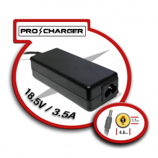 Cargador 18.5V/3.5A 4.8mm x 1.7mm 65w Pro Charger