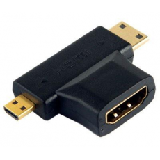 Adaptador HDMI a MiniHDMI+MicroHDMI