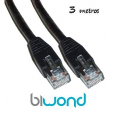 Cable Ethernet 3m Cat 6 BIWOND