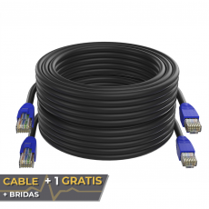 Cable + 1 GRATIS Ethernet CAT6 26AWG Exteriores 5m Max Connection