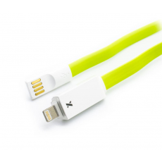 Cable Lightning Plano LED  iPhone/iPad Verde