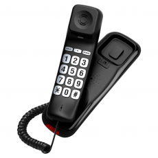 Teléfono Clásico Gondola Daewoo DTC-160 Pantalla Retroiluminada Negro