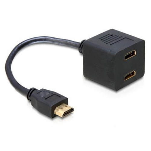 Cable Adaptador Video HDMI-M a 2xHDMI-H Duplicador > Informatica > Cables y  Conectores > Cables HDMI