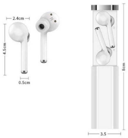 Mini Auriculares Bluetooth TW50 Blanco > Auriculares > Electro Hogar