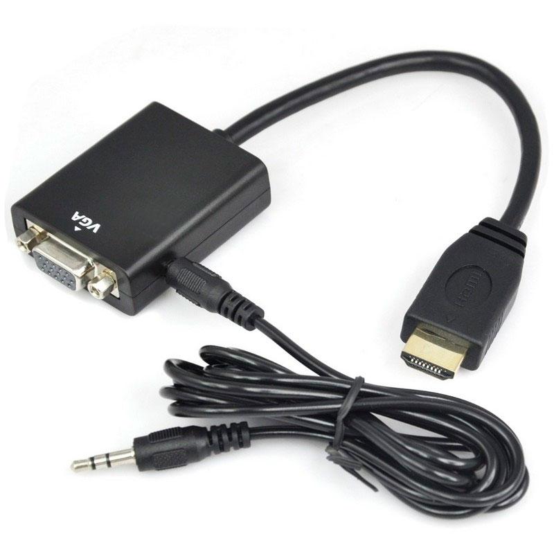 Cable Adaptador HDMI a VGA con Audio > Informatica > Cables y Conectores > Cables  HDMI
