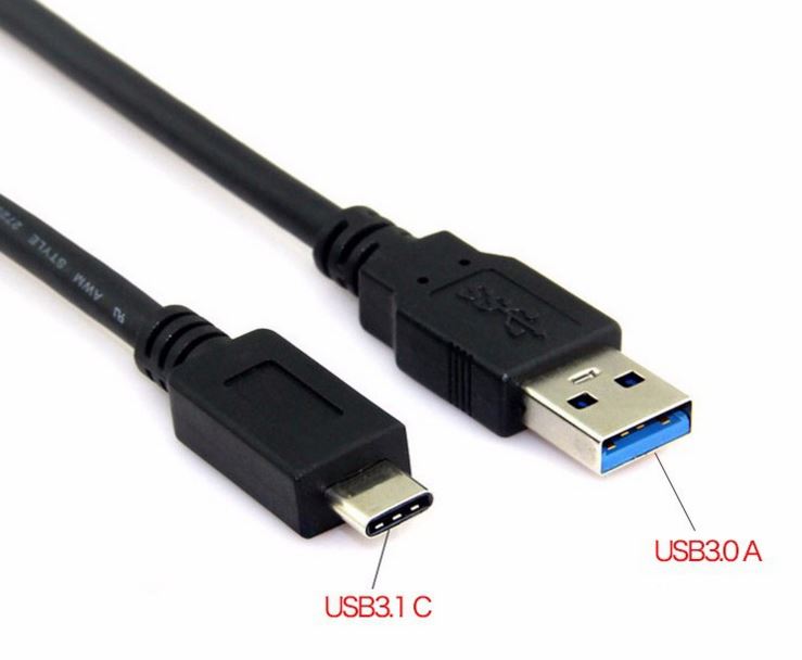 Cable USB 3.1 Tipo C a USB 3.0 1m > Informatica > Cables y Conectores > Cables  USB