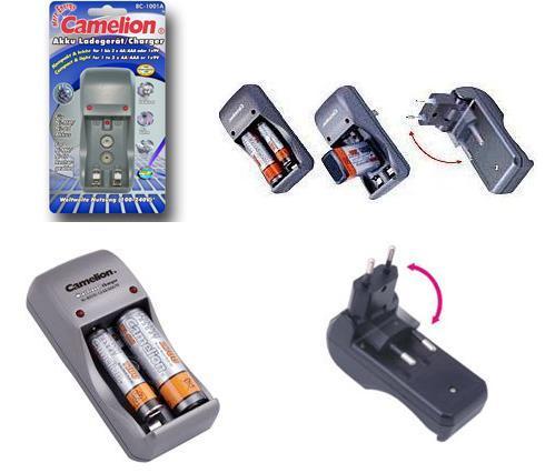 Cargador BC-1001A Camelion > Informatica > Baterias y Pilas > Cargadores  Pilas