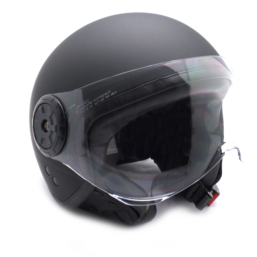 Casco Moto Jet Negro con gafas Protectoras Talla L > Movilidad Electrica >  Electro Hogar > Accesorios Moto > Cascos