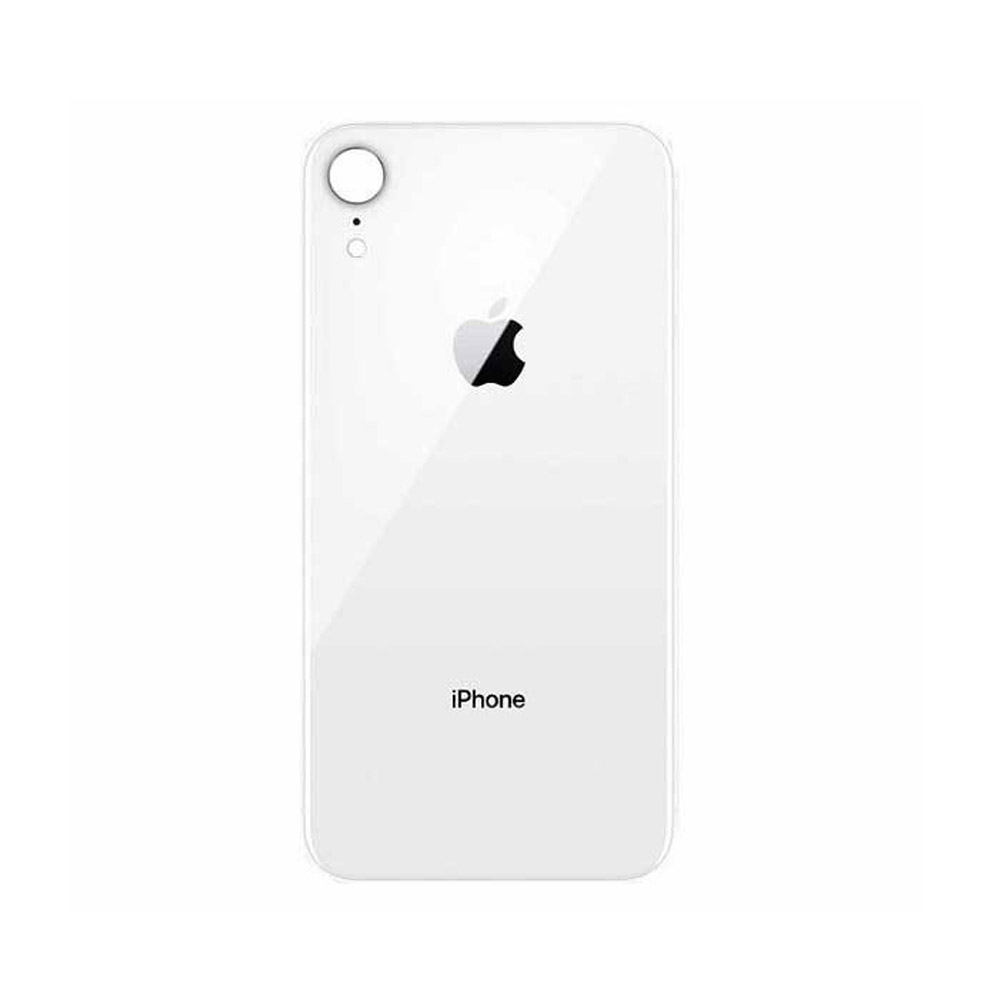 Vista frontal trasera de Apple iPhone X plateada aislada sobre