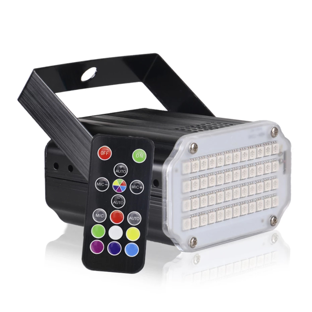 Foco LED 48 Luces Discoteca + Control Remoto > Iluminacion > Focos LED >  Electro Hogar