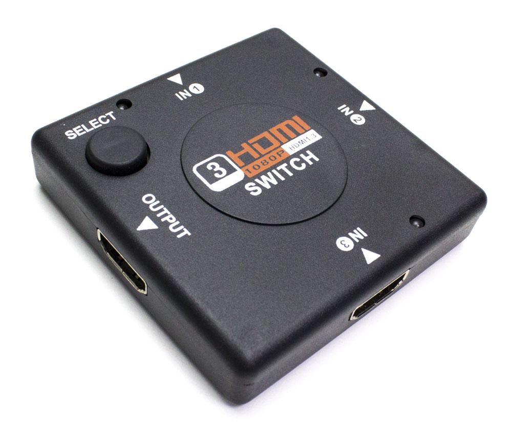Splitter Switch HDMI 3x1 > Informatica > Cables y Conectores >  Conversores/Splitters