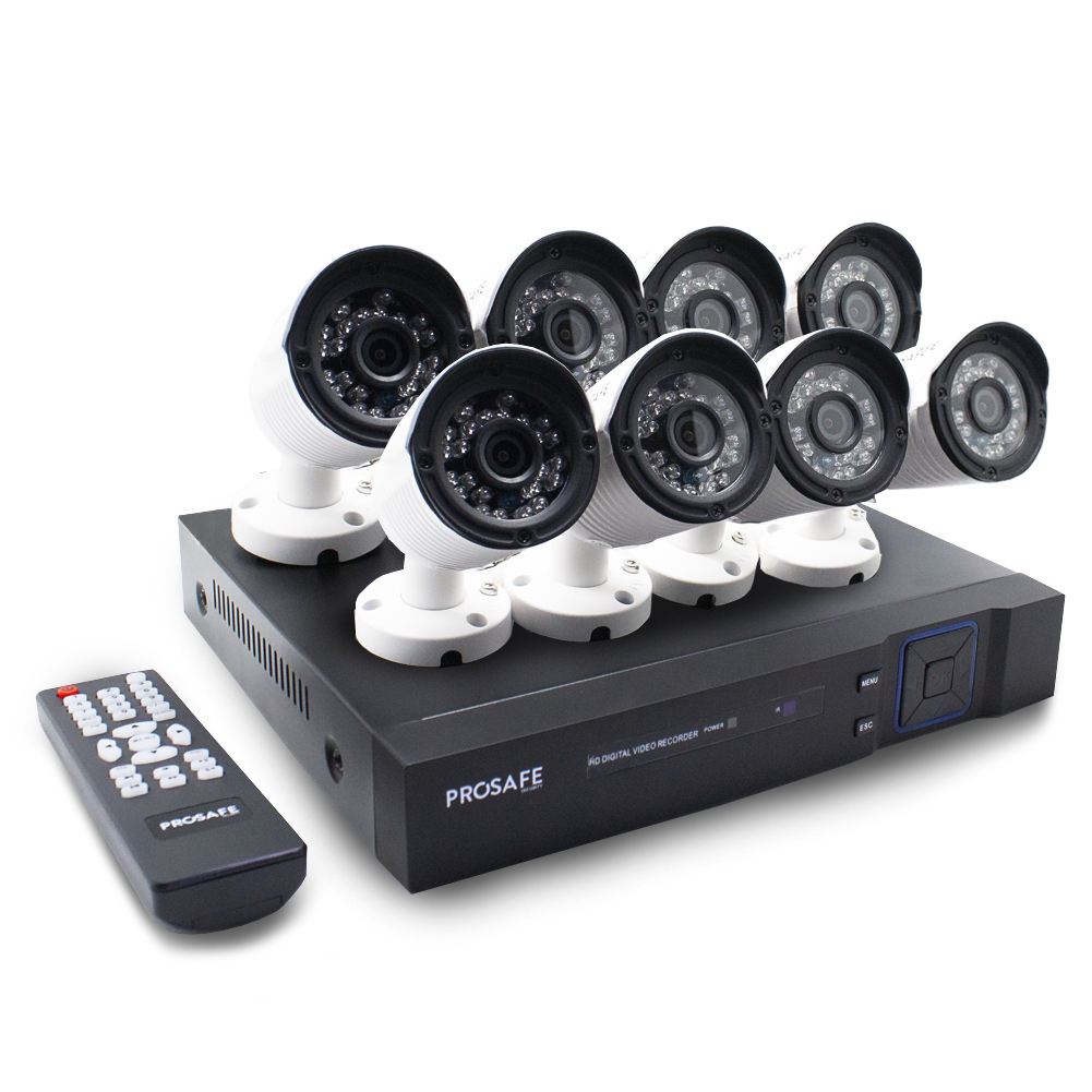 Kit Seguridad Grabador Vídeo Digital 8 Cámaras 8CH DVR6408 ProSafe >  Videovigilancia > Electro Hogar > Kit de Seguridad