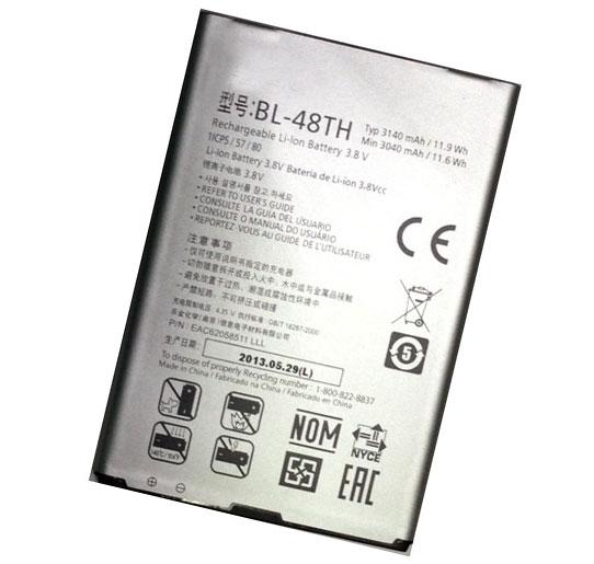 Bateria LG G Pro Lite 3140mAh BL-48TH > Informatica > Baterias y Pilas >  Baterias Telefonos > Baterias LG