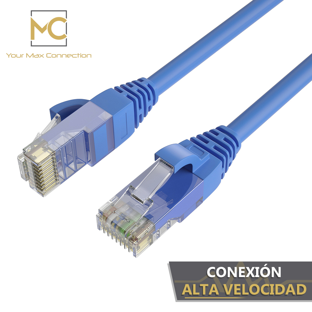 Cable + 1 GRATIS Ethernet CAT6 RJ45 24AWG 20m + 15 Bridas Max Connection >  Informatica > Cables y Conectores > Cables de red