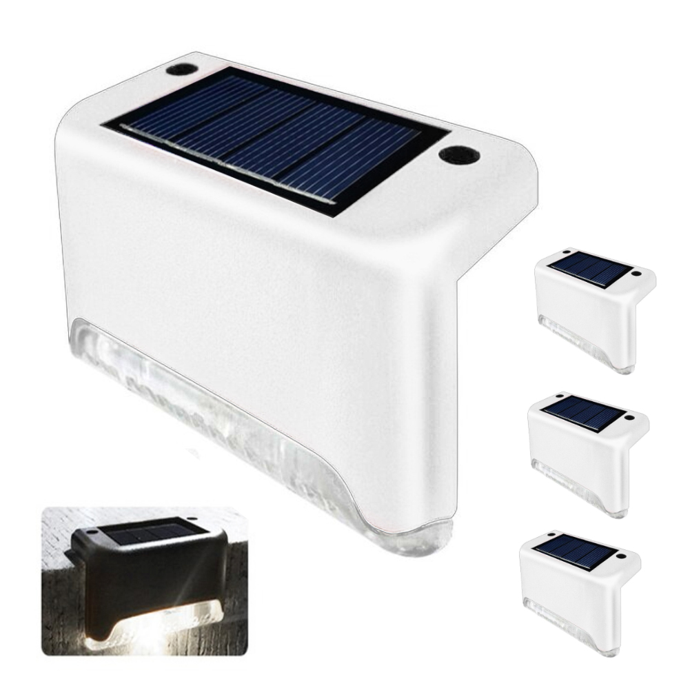 Pack 4 Foco Solar LED Exterior Blanco > Iluminacion > Focos LED > Electro  Hogar