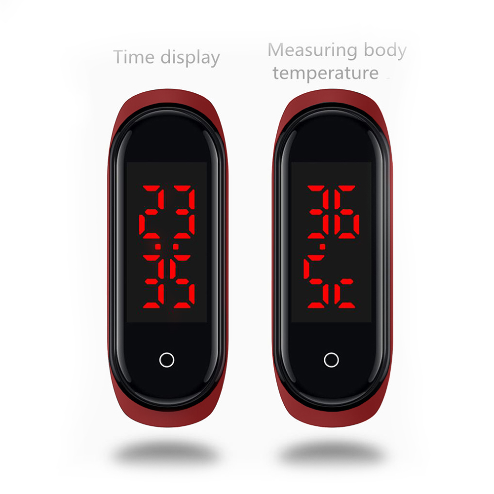 Reloj Pulsera Termómetro Rojo > Electro Hogar > Cuidado Personal