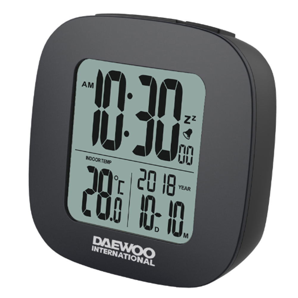 Reloj Despertador Digital Negro Daewoo > Electro Hogar > Relojes /  Despertadores