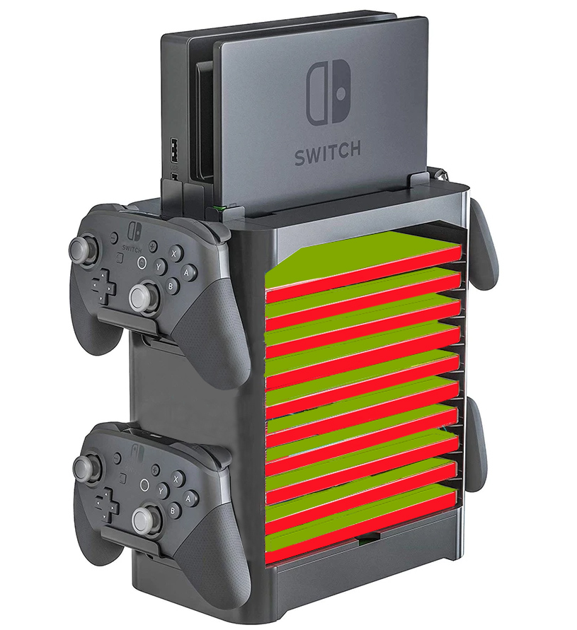 Soporte Almacenamiento Juegos Nintendo Switch > Consolas > Nintendo Switch  > Accesorios Nintendo Switch