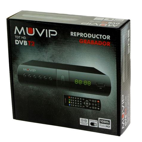 TDT HD Reproductor - Grabador Alta Definición MUVIP > Television >  Decodificadores > Electro Hogar > TDT