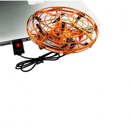 JUGUETE INTERACTIVO DRONE UFO ( Rotación 360º, carga USB, sensor infrarrojo  de obstá > Fotografia Utiles > Electro Hogar