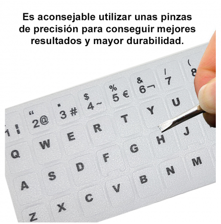 Sticker Letras Adhesivas Para Teclado En Español