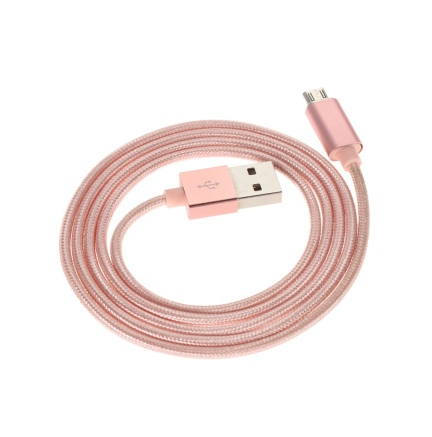 Cable USB a Micro USB 5 Pines (Carga y Transferencia) Rosa 1m Biwond >  Informatica > Cables y Conectores > Cables USB