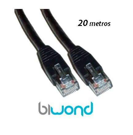 Cable Ethernet 20m Cat 6 BIWOND > Informatica > Cables y Conectores > Cables  de red