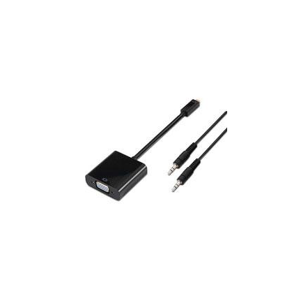 Conversor Micro HDMI a SVGA+Audio D/M-SVGA/H+3.5/H Negro > Informatica >  Cables y Conectores > Cables HDMI