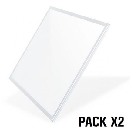Pack 2 Paneles LED 6500K 60x60 40W Luz Blanca ELBAT > Iluminacion > Panel  LED > Electro Hogar